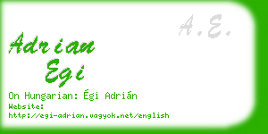 adrian egi business card