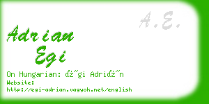 adrian egi business card